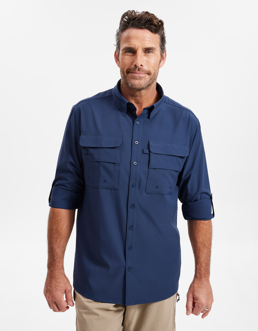 Hiking Shirt Men UPF 50+ Dry Lite | Men's Sun Protective Shirt | Solbari Australia