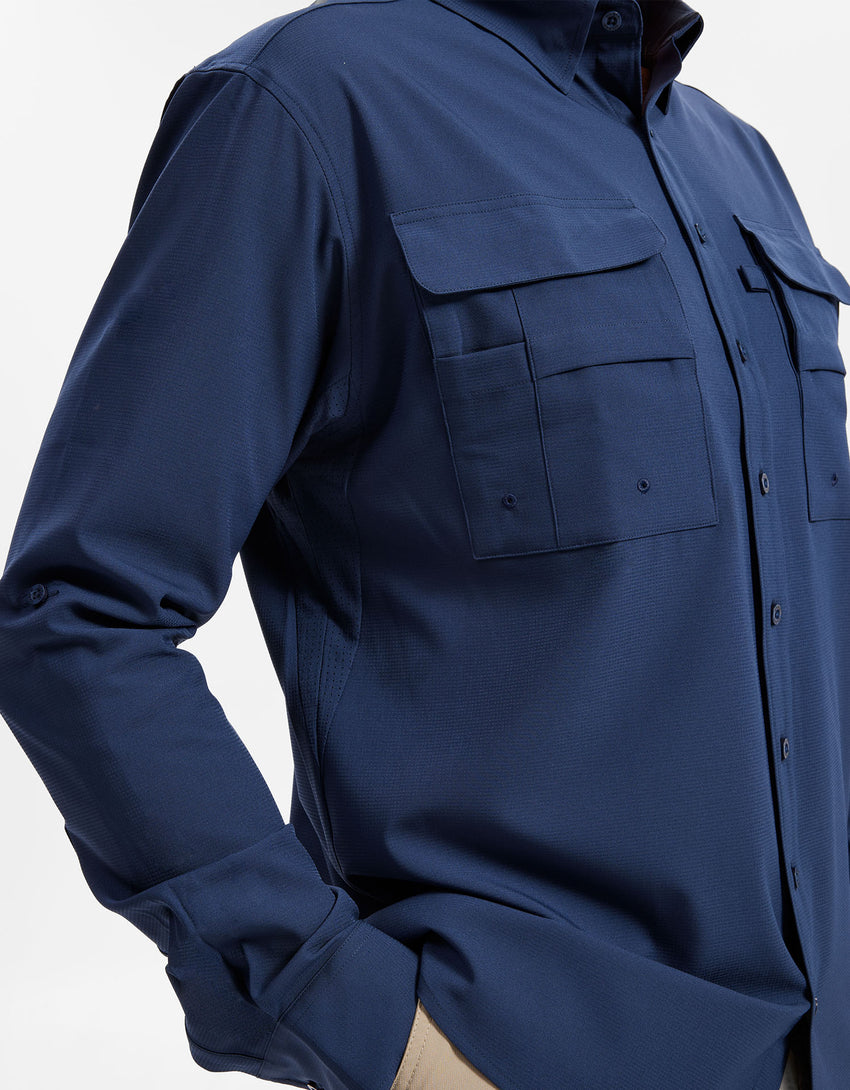 Hiking Shirt Men UPF 50+ Dry Lite | Men's Sun Protective Shirt | Solbari Australia