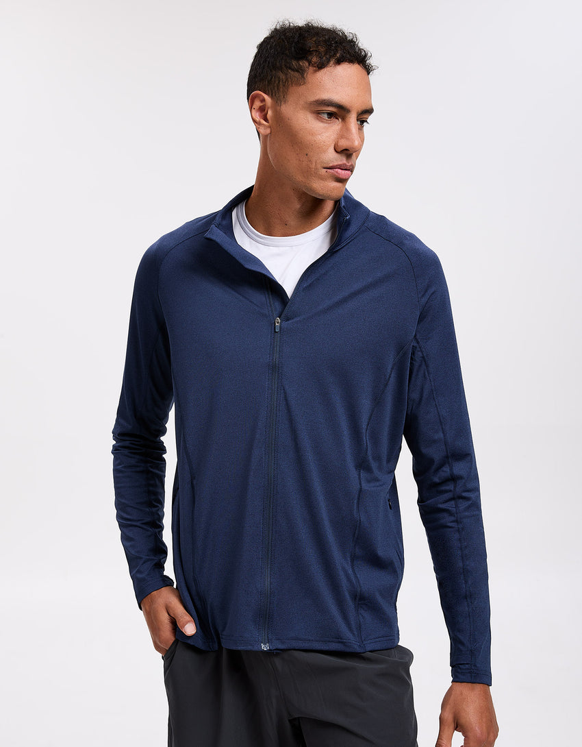 UPF 50+ Sun Protective Essential Full Zip Jacket For Men | Solbari