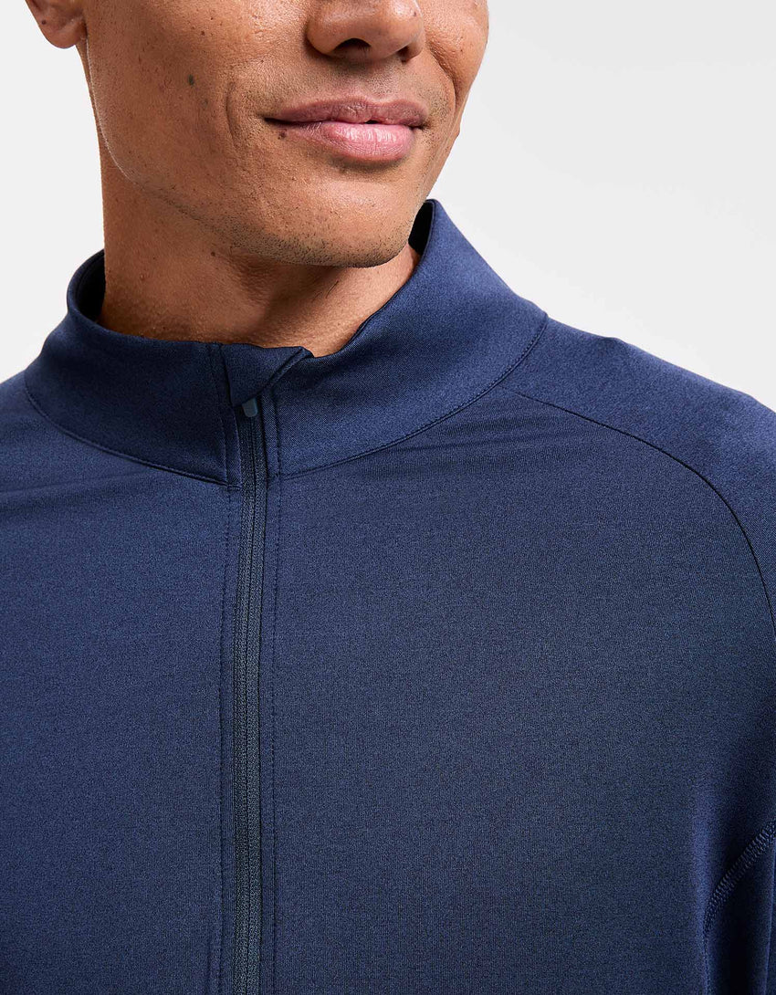 UPF 50+ Sun Protective Essential Full Zip Jacket For Men | Solbari