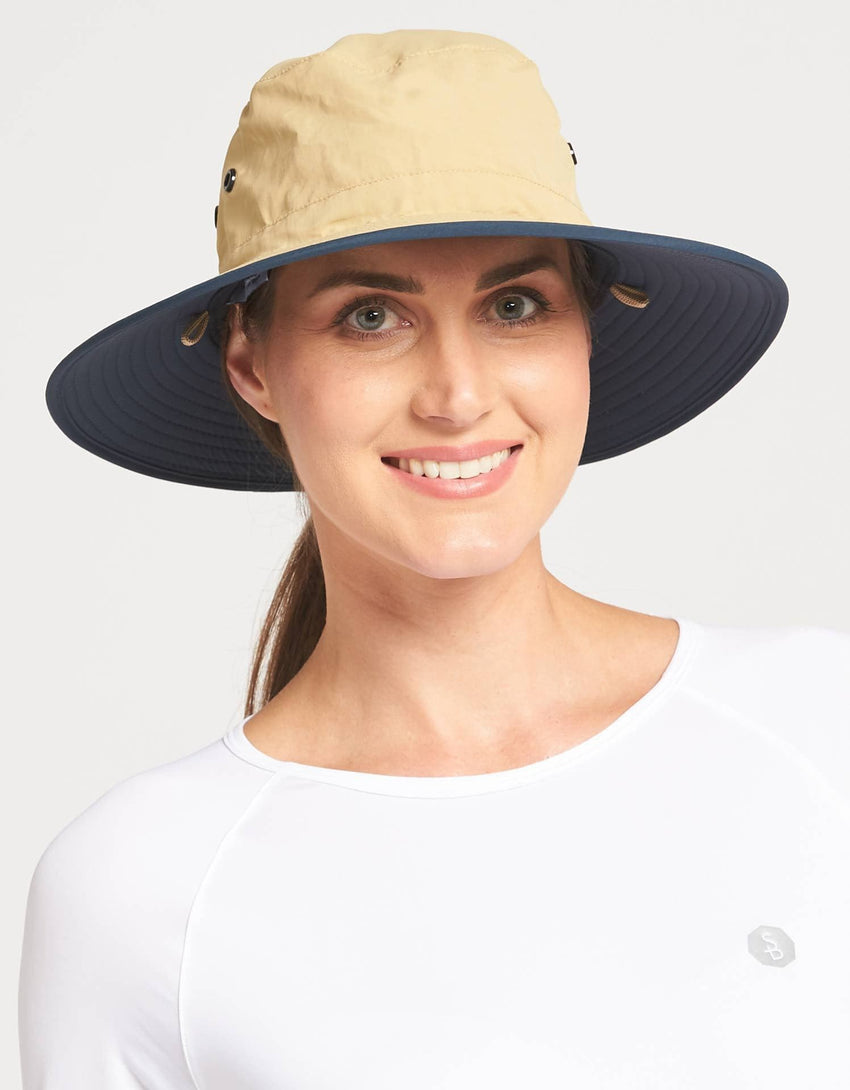 Womens UPF 50+ Sun Protective Broad Brim Sun Hat | UV Protection Hat